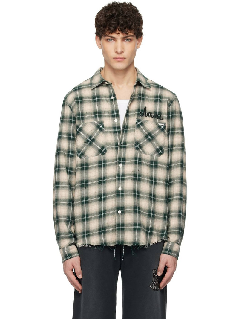 Green Shotgun Flannel Shirt 1