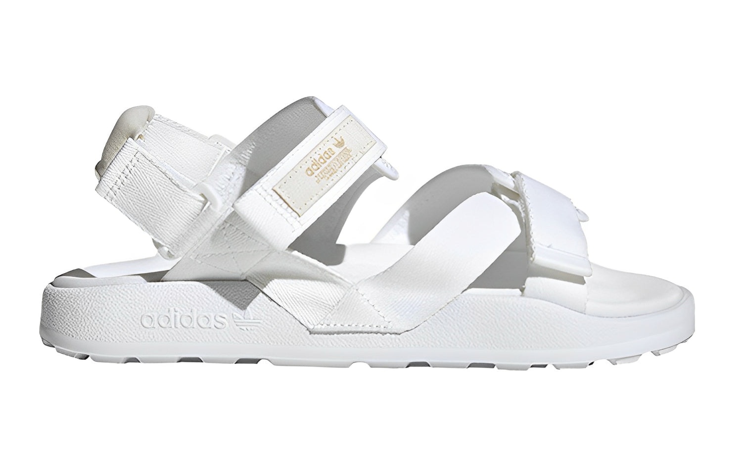 (WMNS) adidas Adilette Adventure Sandals 'White Wonder Taupe' HQ4242 - 2