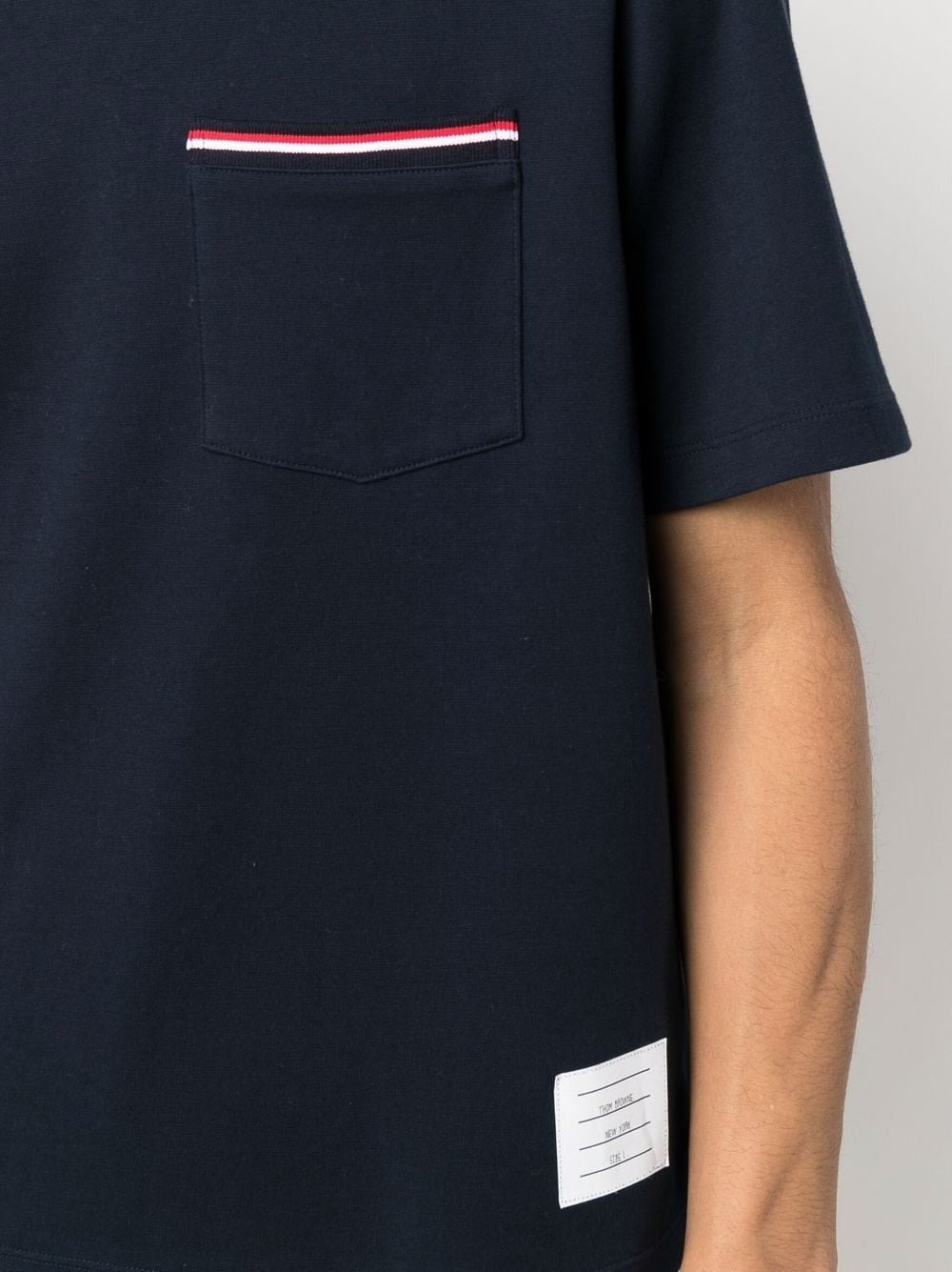 Oversized Short Sleeve Pocket Tee - 5