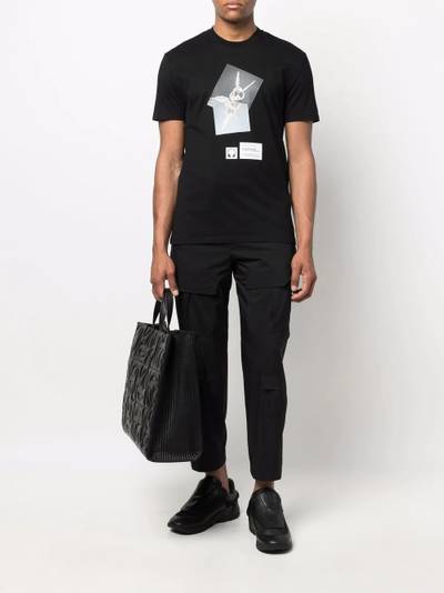 Neil Barrett graphic-print cotton T-shirt outlook