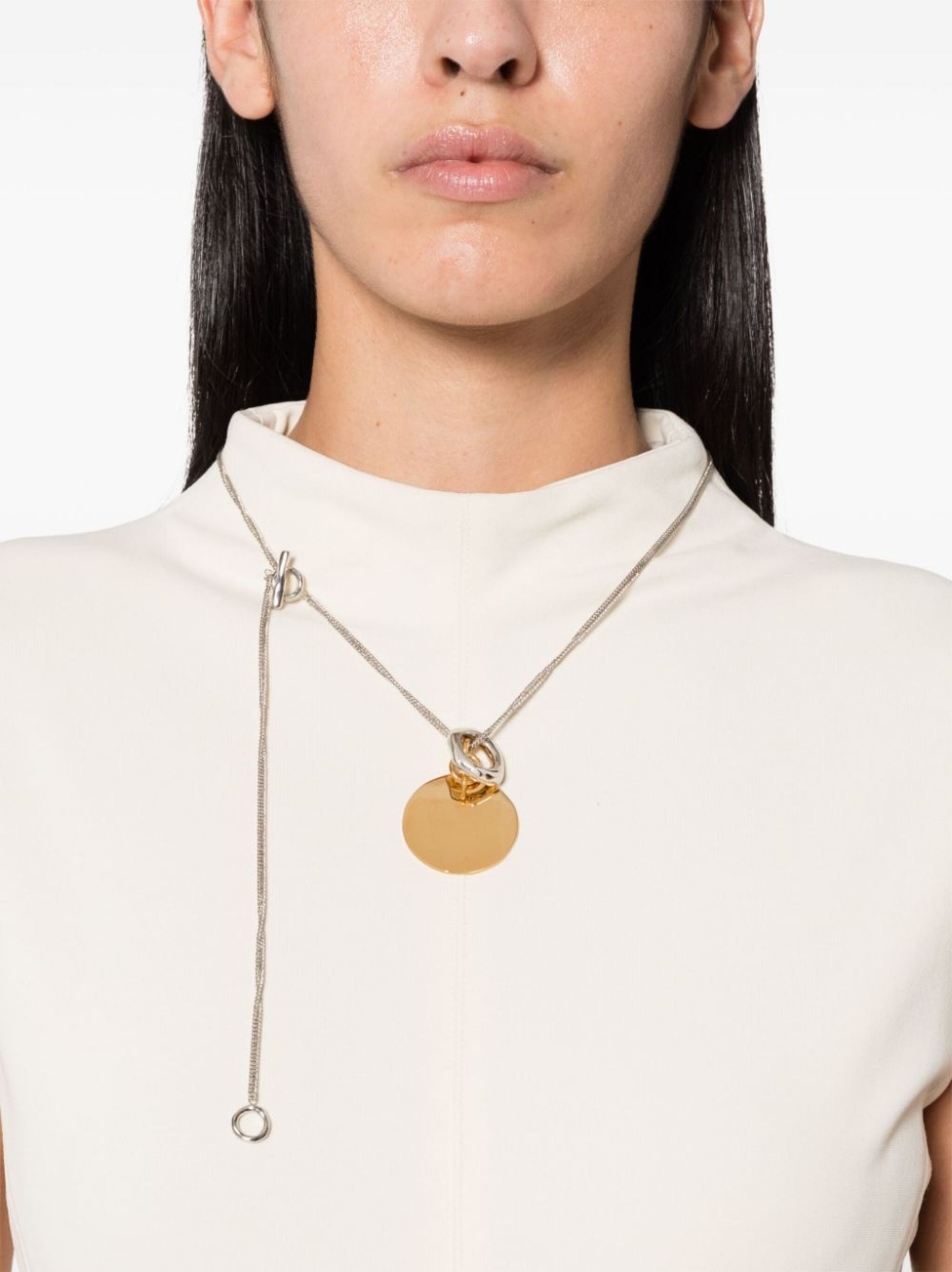 medallion-pendant necklace - 2