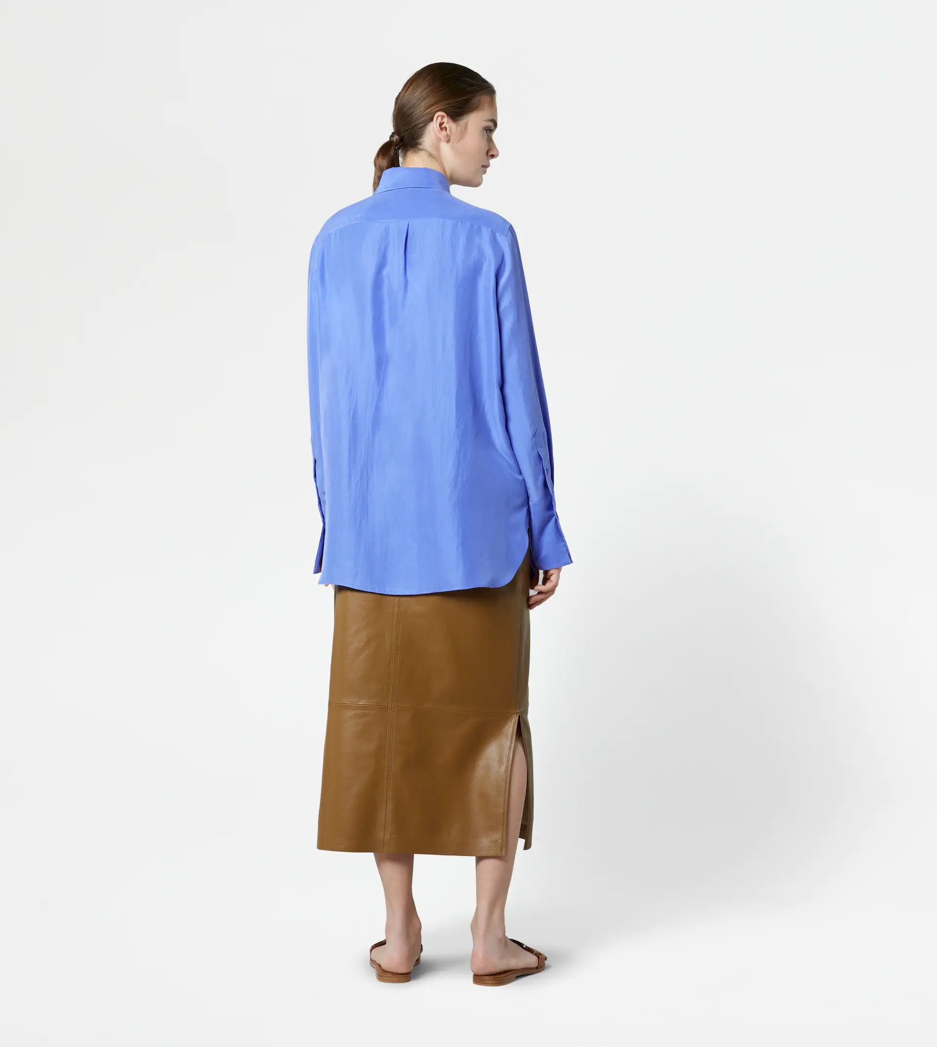 SILK BLOUSE - VIOLET - 3