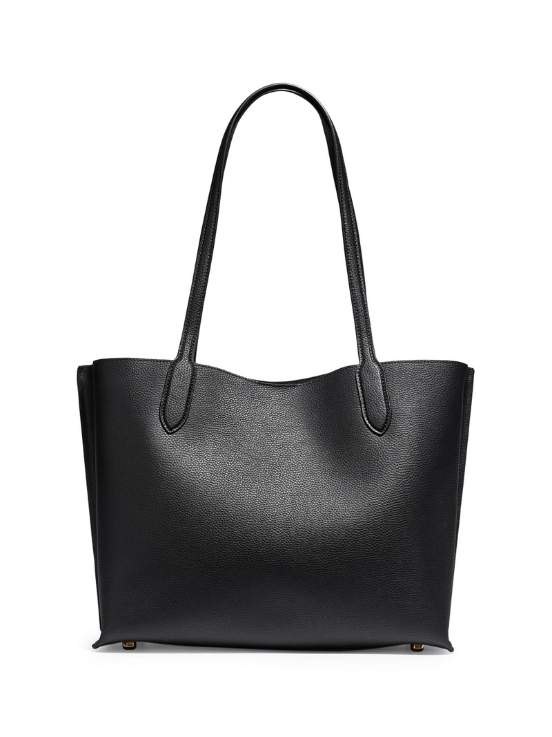 Women's Willow Leather Tote - Black 4