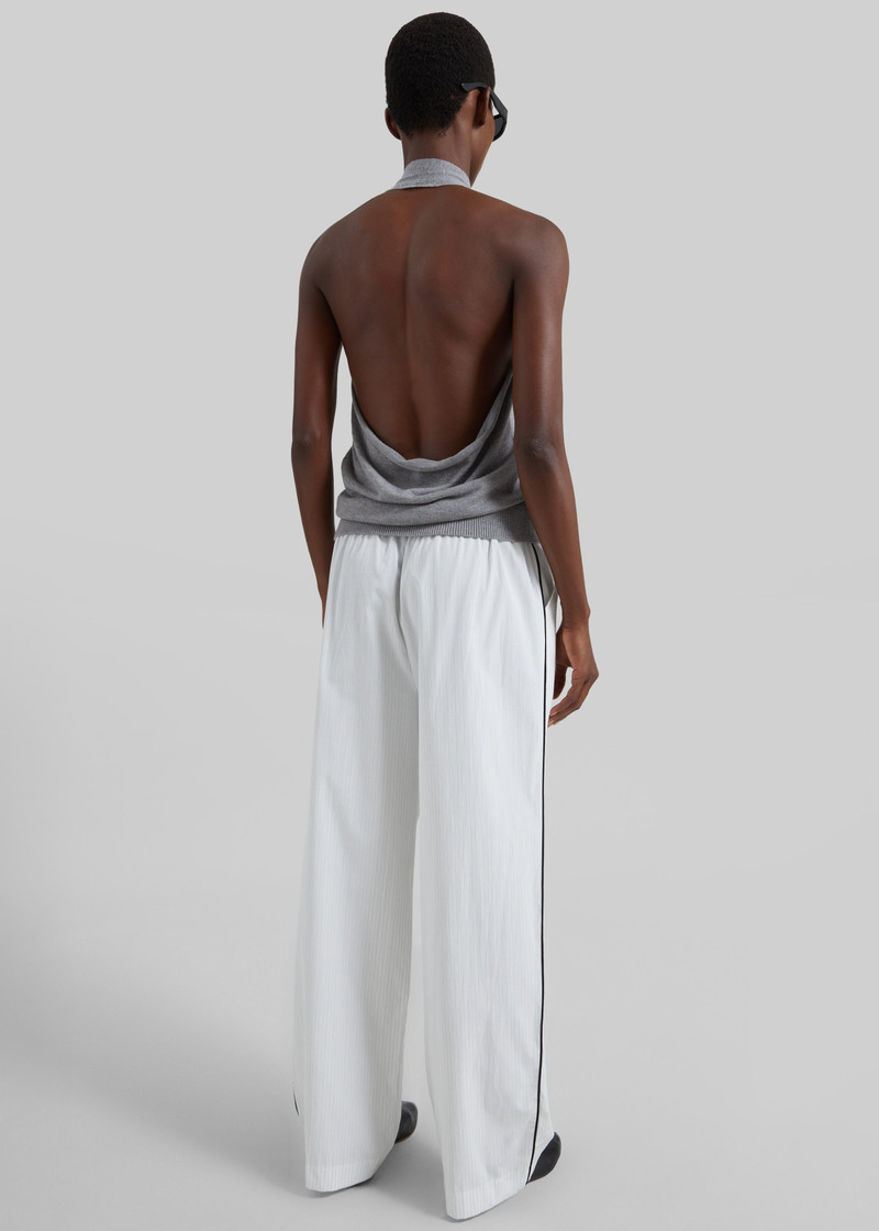 Nimi Knit Halter Top - Grey 8