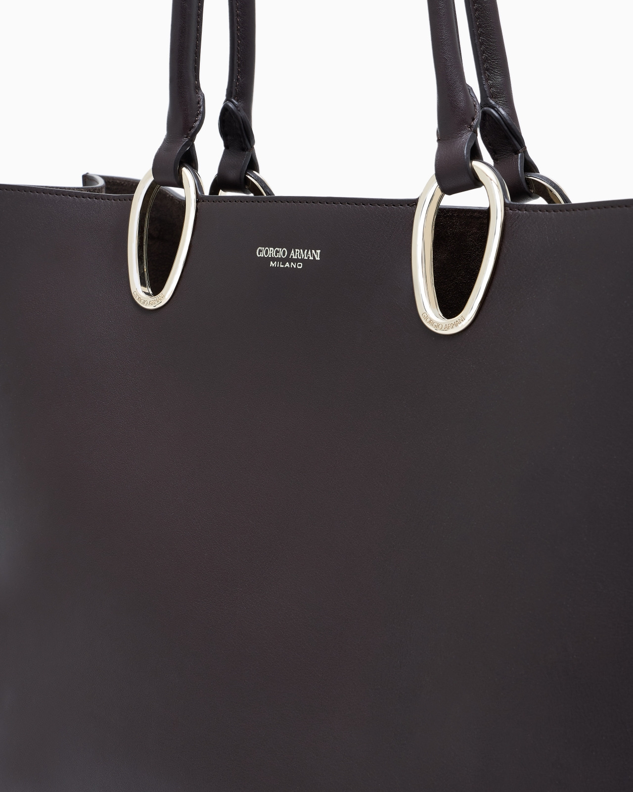 MEDIUM SHOPPER BAG IN LEATHER - 5