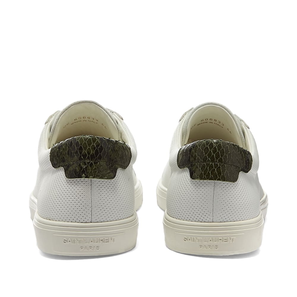 Saint Laurent Andy Perforated Low Top Sneaker - 4