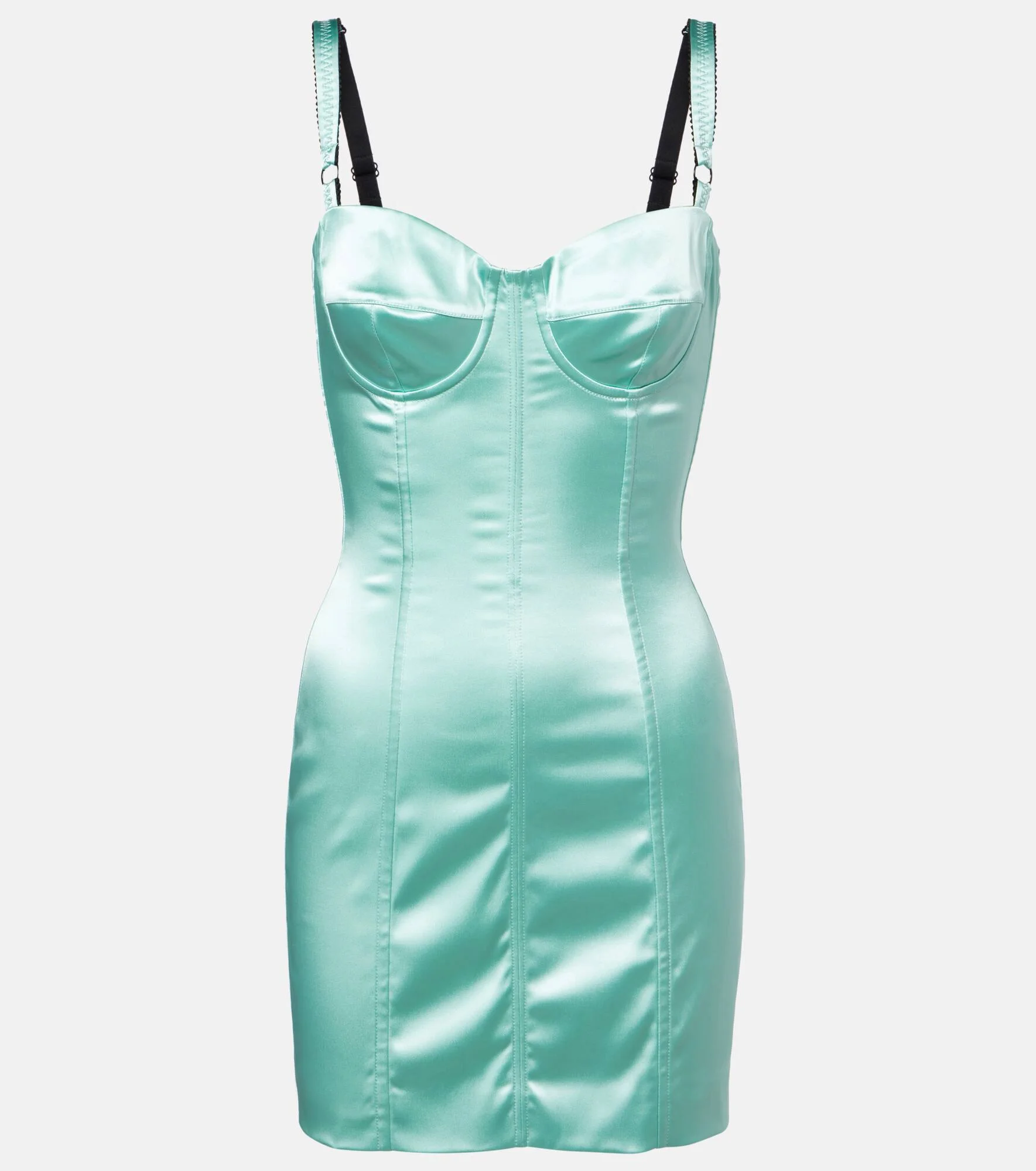 Bustier satin dress - 1