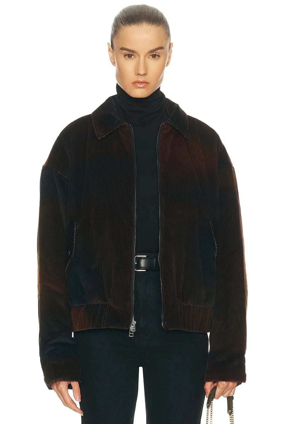 Ombre Cord Boxy Jacket - 1