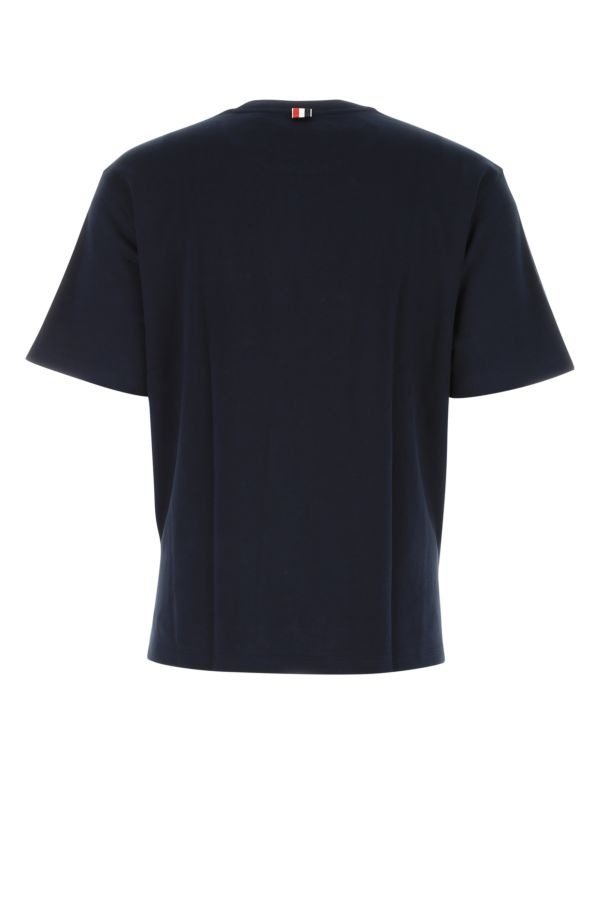 Midnight blue cotton oversize t-shirt - 2