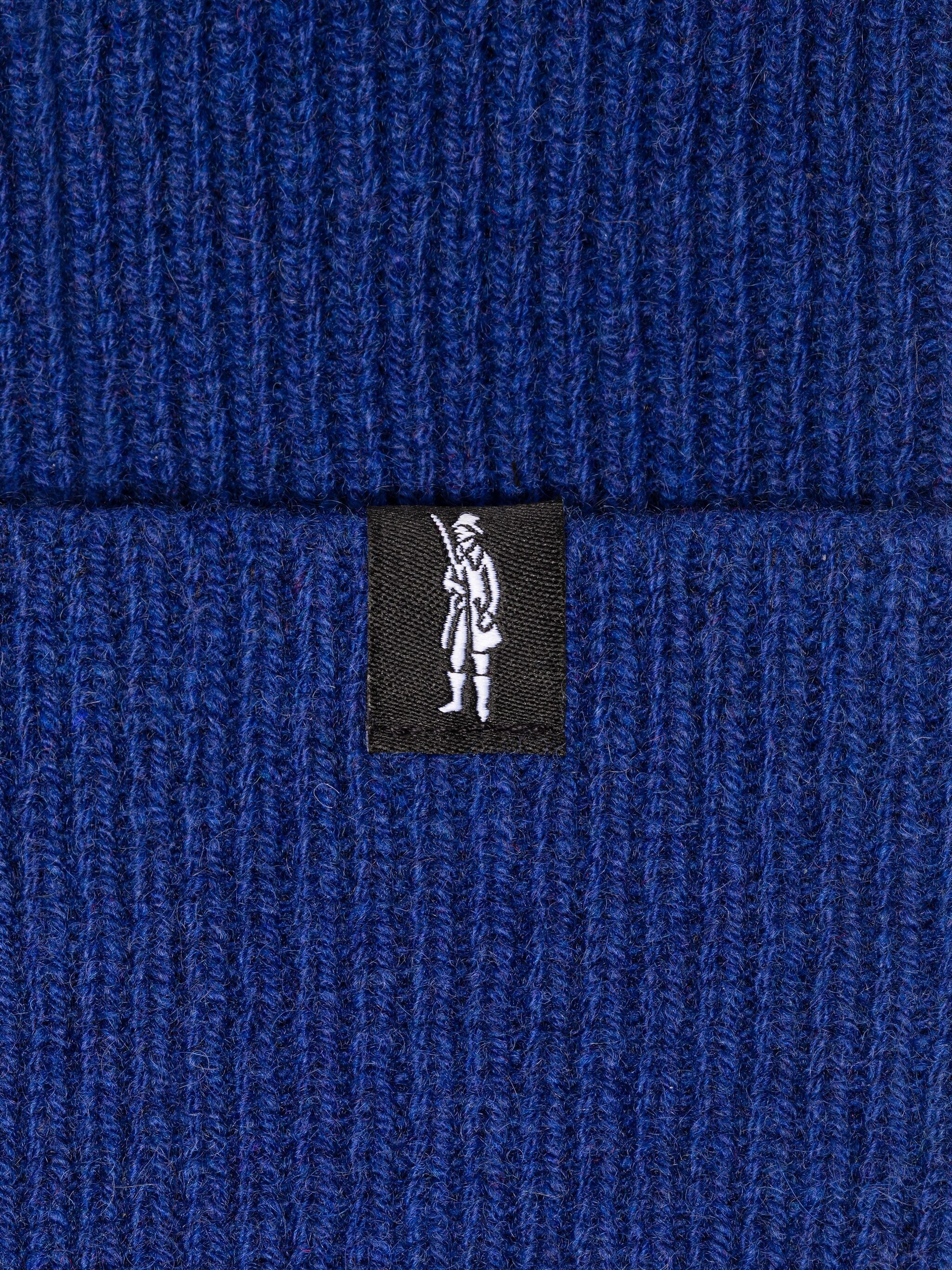 BLUE ECO CASHMERE BEANIE - 2