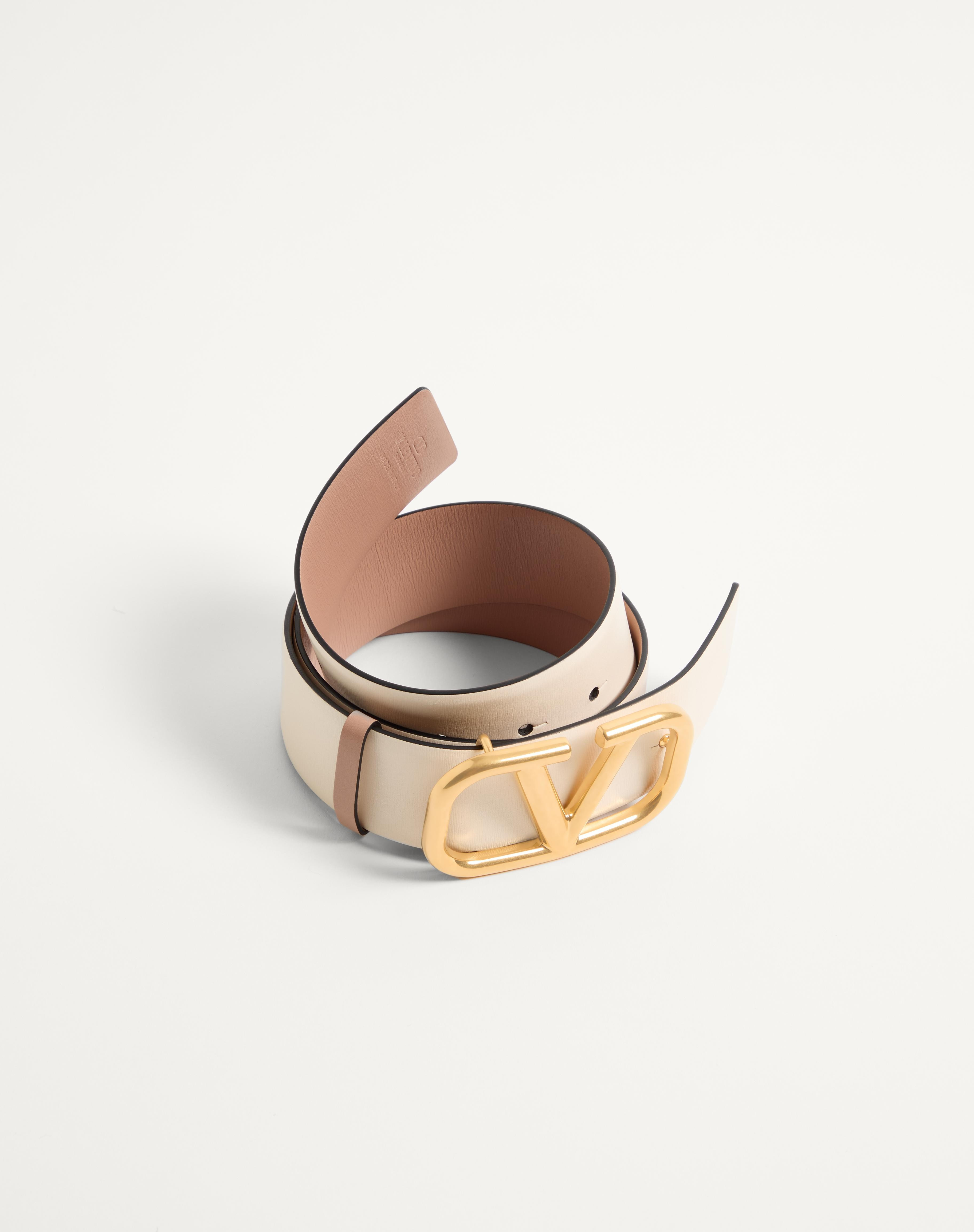 REVERSIBLE VLOGO SIGNATURE BELT IN GLOSSY CALFSKIN 40 MM - 2