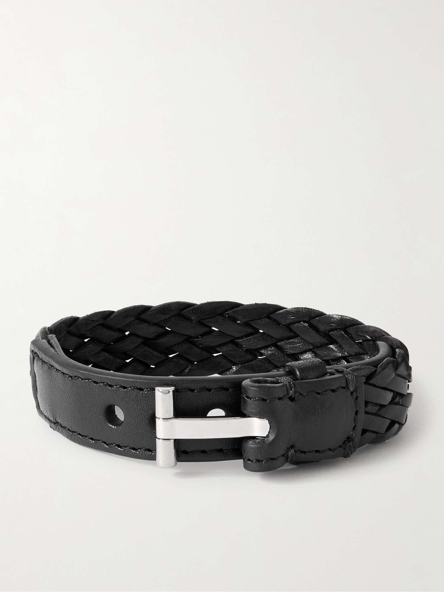 Woven Leather Bracelet - 1