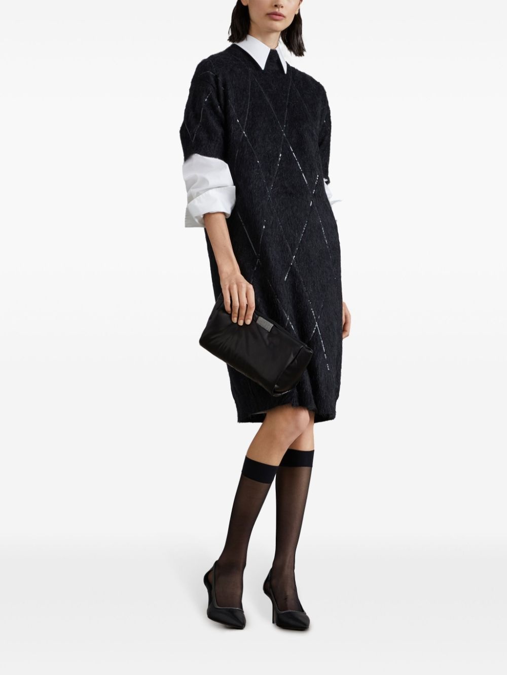 sequin-embellished dress - 2