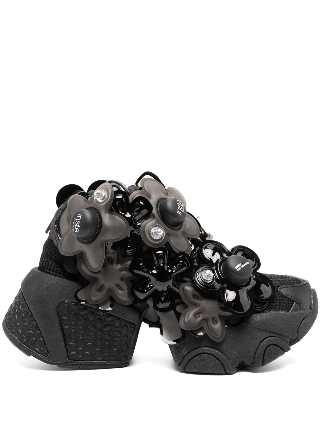 Noir X Reebok Insta Pump Yuki Sneakers - 1