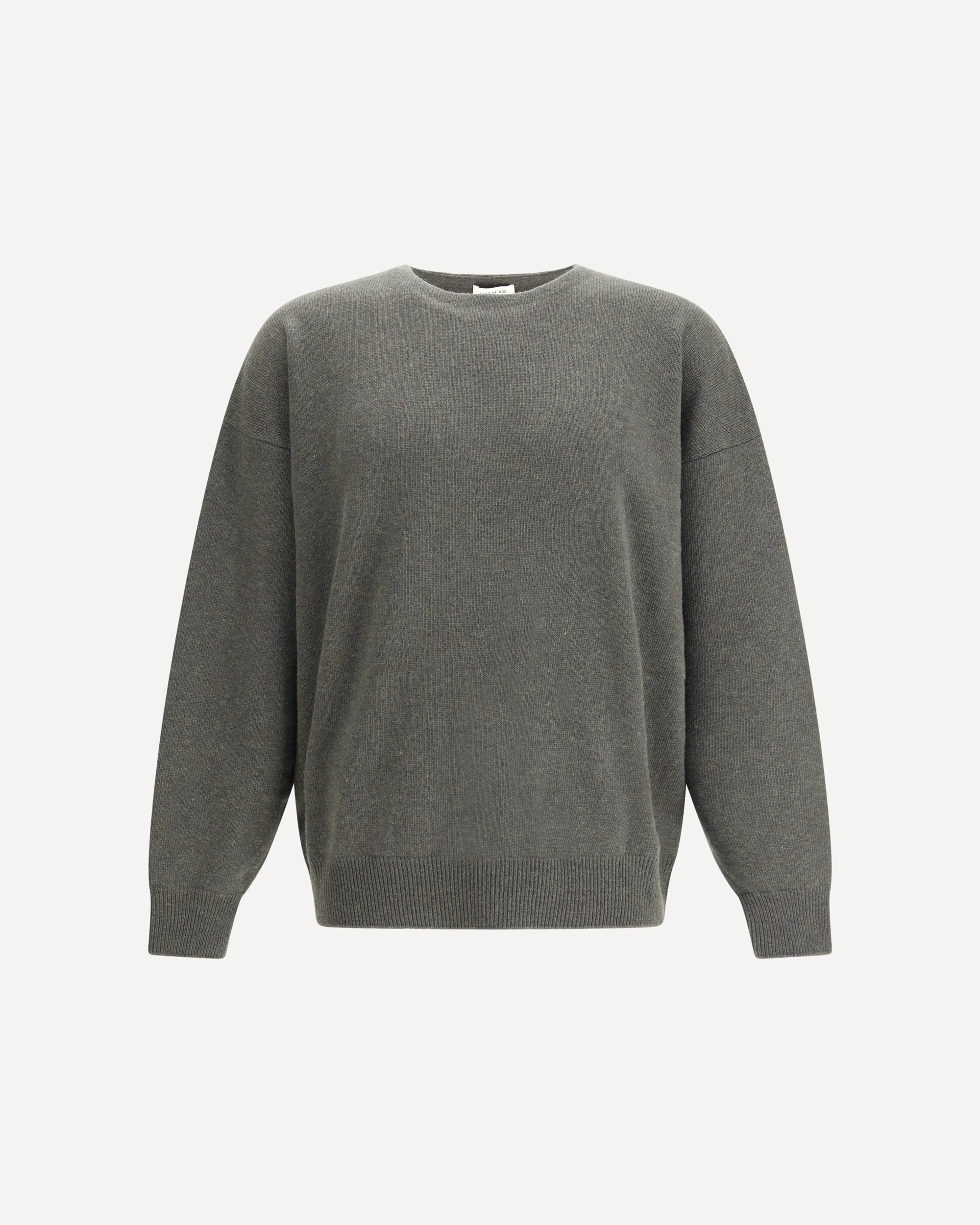 Oversized wool crewneck Sweater - 1