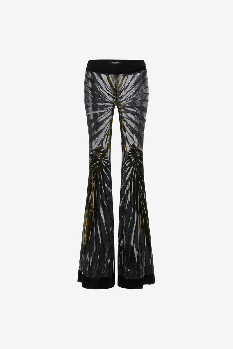 Flare Velvet Trousers 1