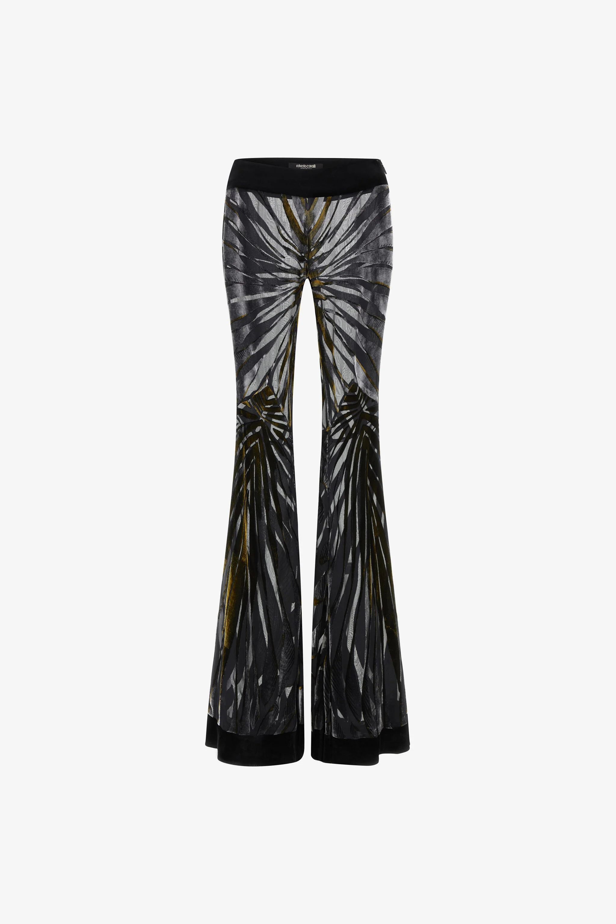 Flare Velvet Trousers - 1