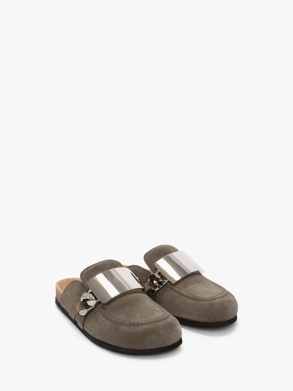 GOURMET CHAIN LOAFER MULES - 2
