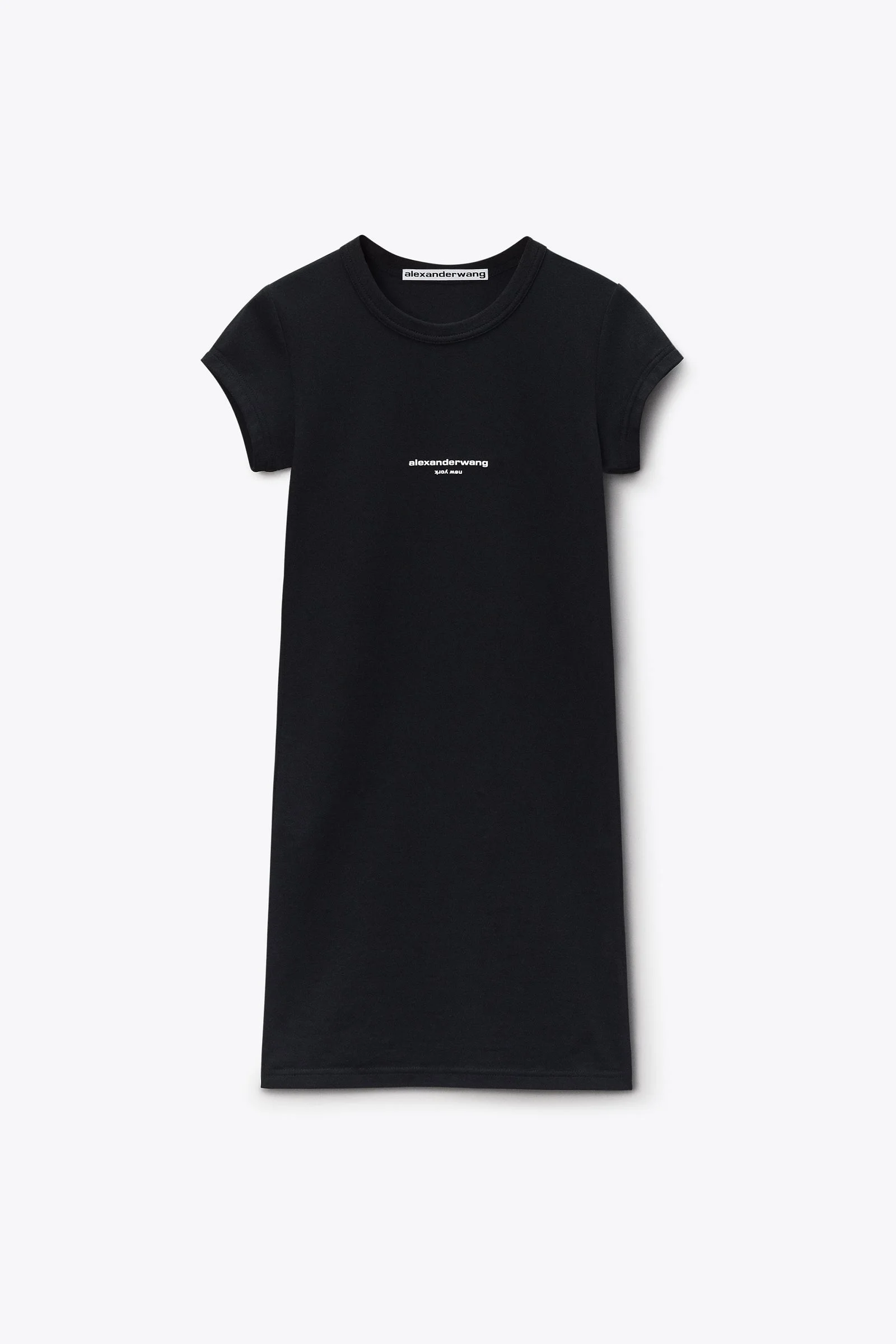 logo fitted mini dress - 1