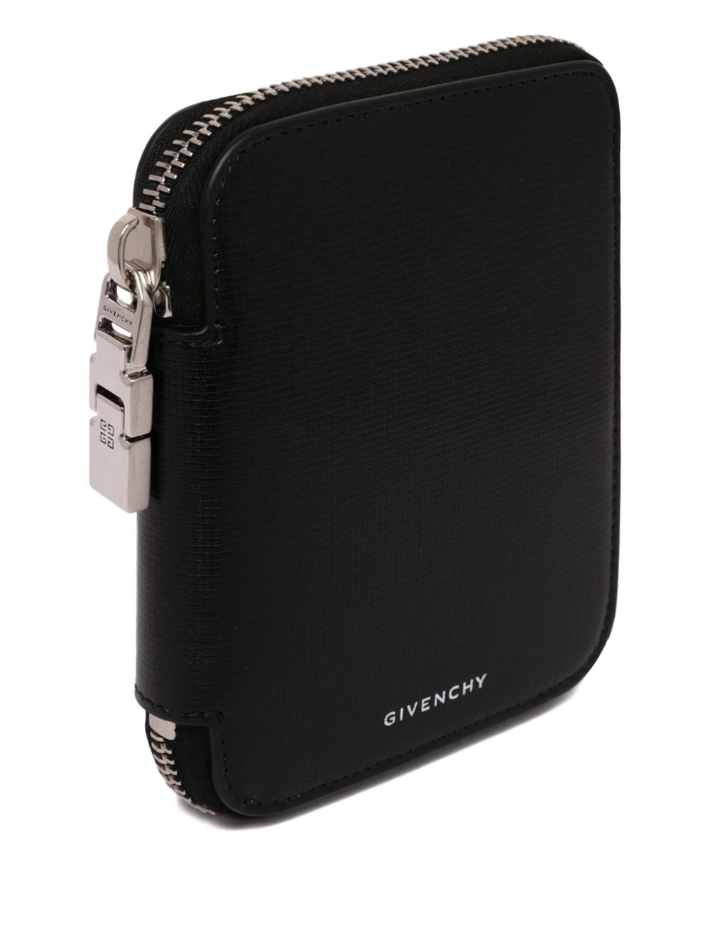zip-around leather wallet - 3