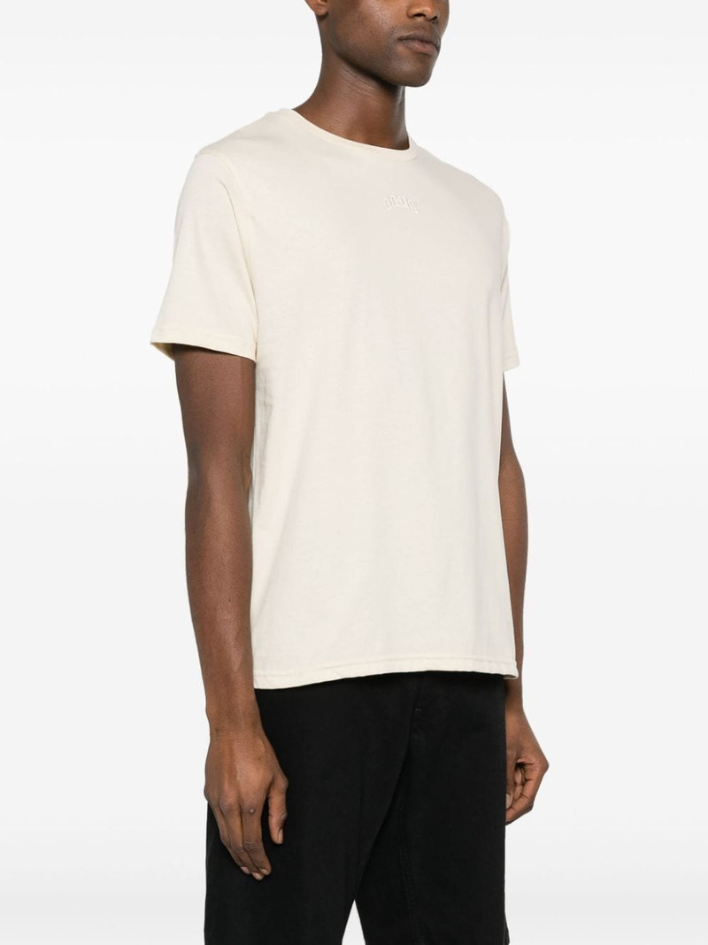 logo-embroidered cotton T-shirt 3