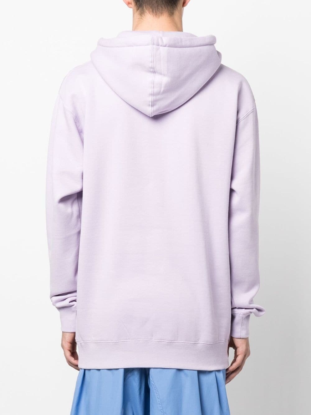 Wavey logo-print hoodie - 4