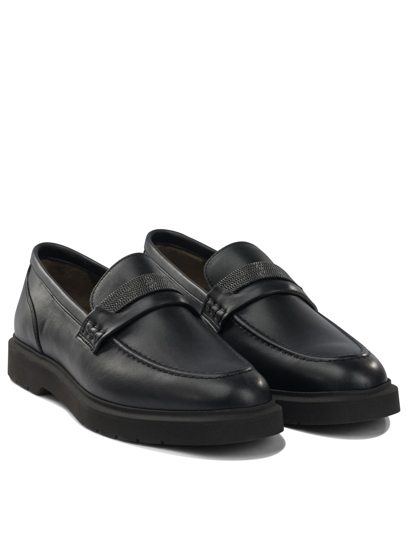Brunello Cucinelli "penny" Loafers With Jewels - 2