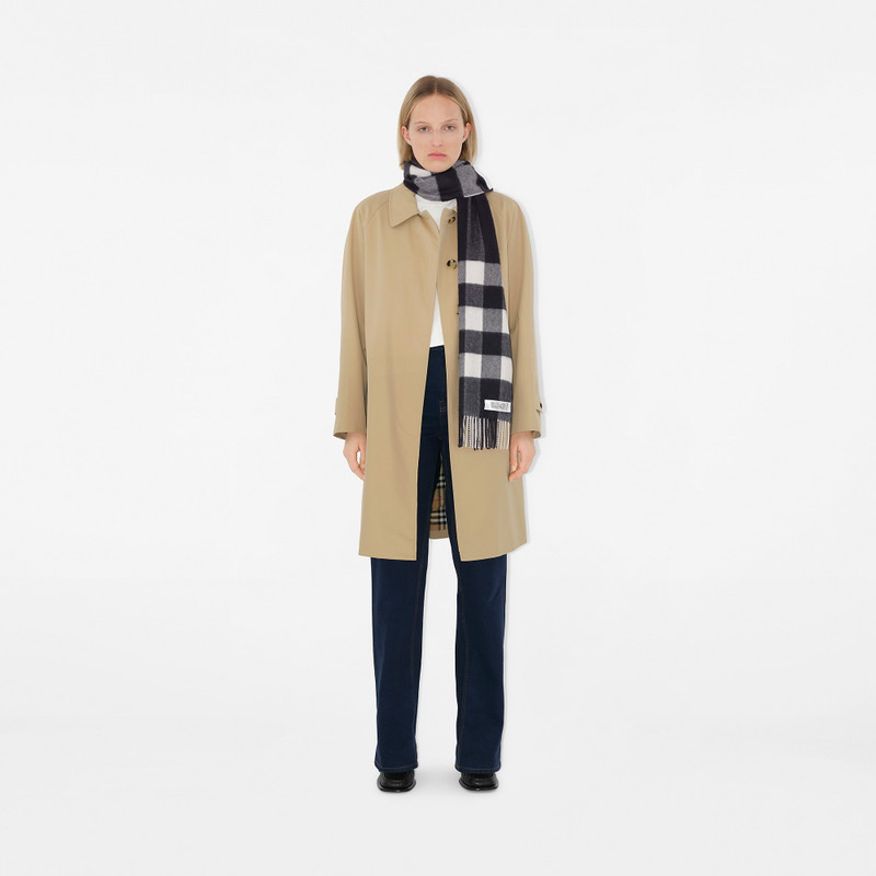 Check Cashmere Scarf 5