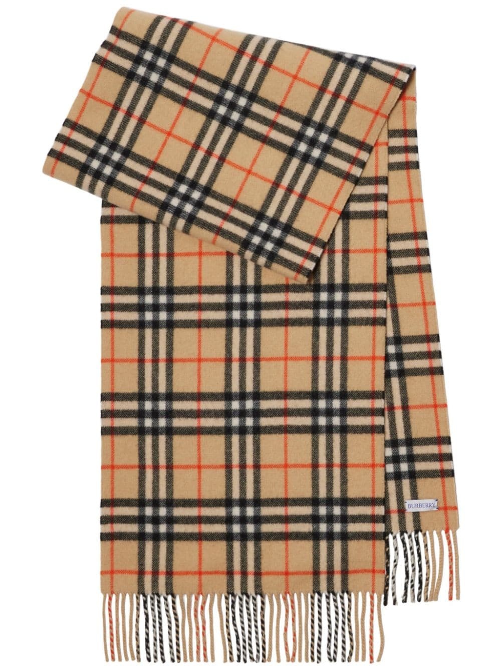 Vintage Check cashmere scarf - 1