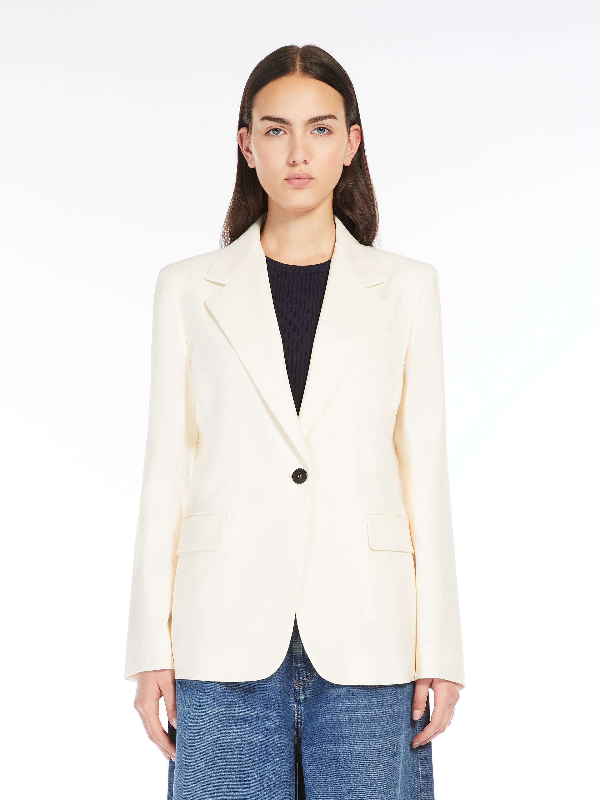 LAMINE Natural stretch wool blazer - 3