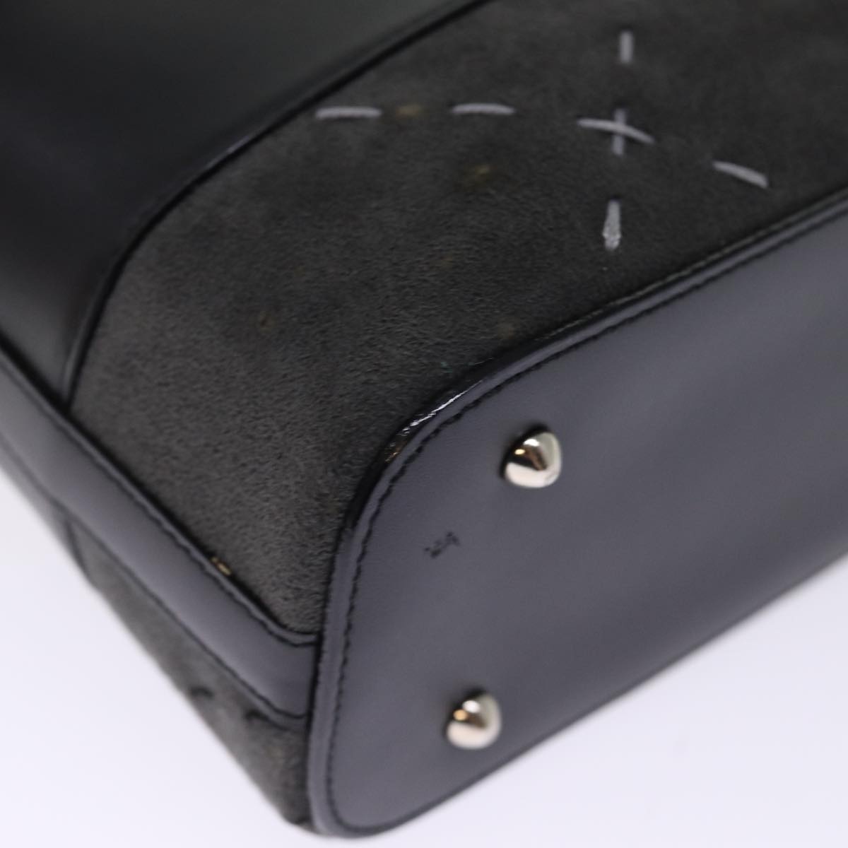 Burberry Hand Bag Leather Black - 9
