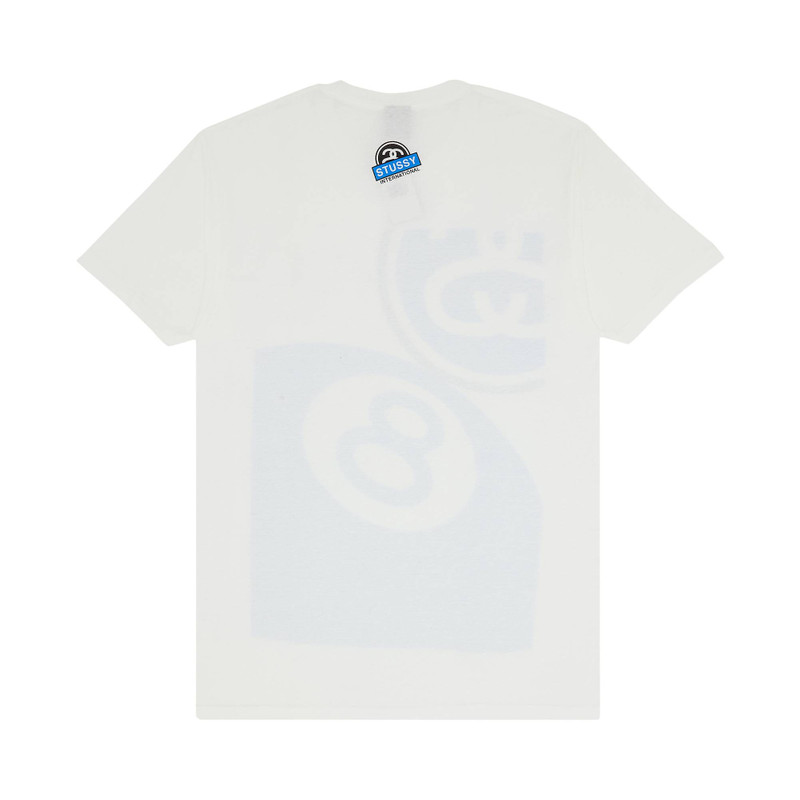 Stüssy Stussy Big 8 Ball Link Tee 'White' outlook
