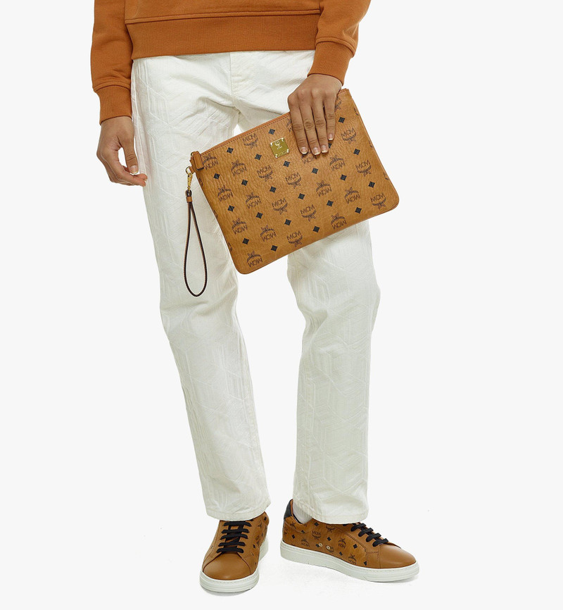 Wristlet Zip Pouch in Visetos Original 5