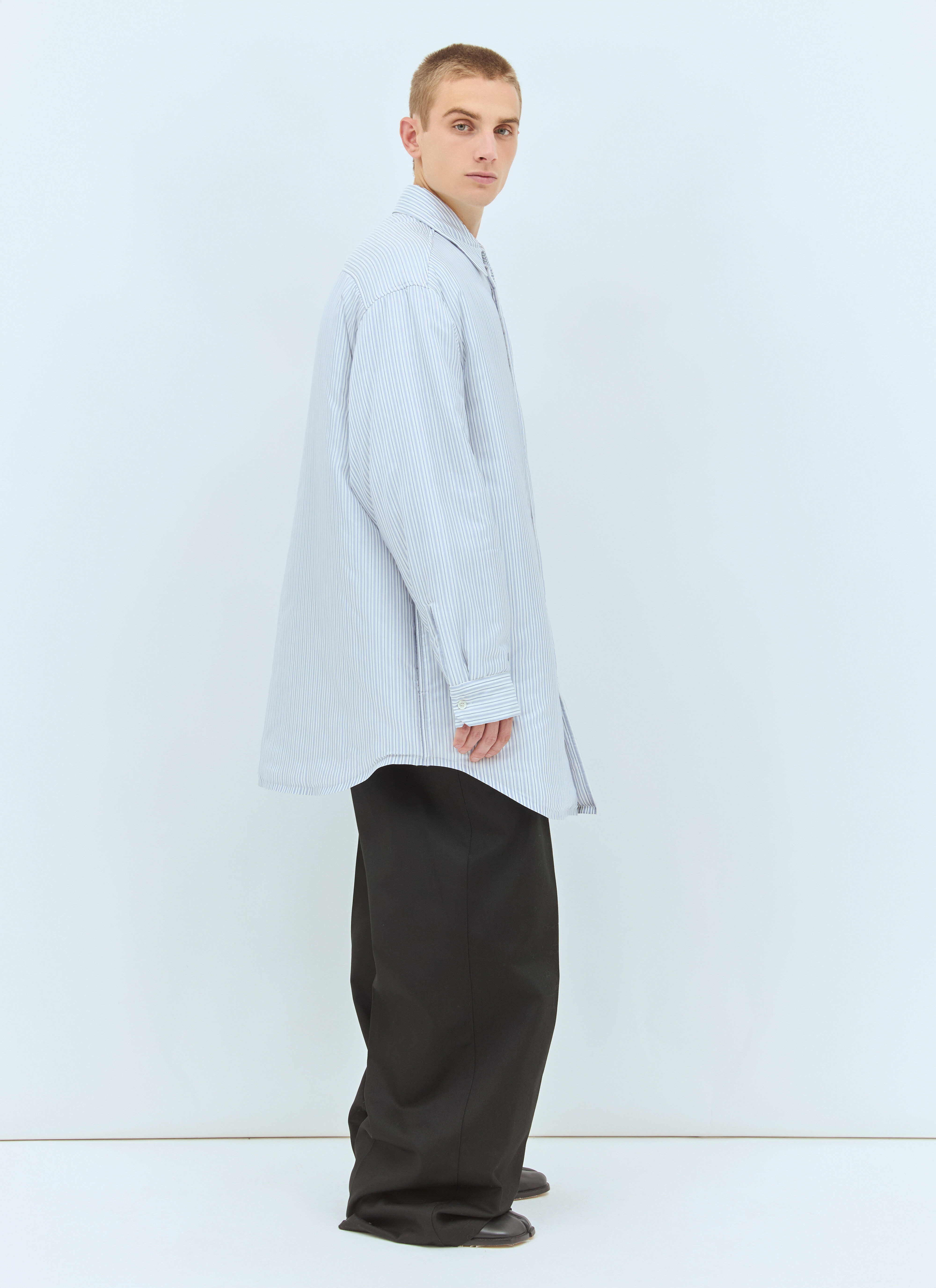 Padded Stripe Shirt - 4