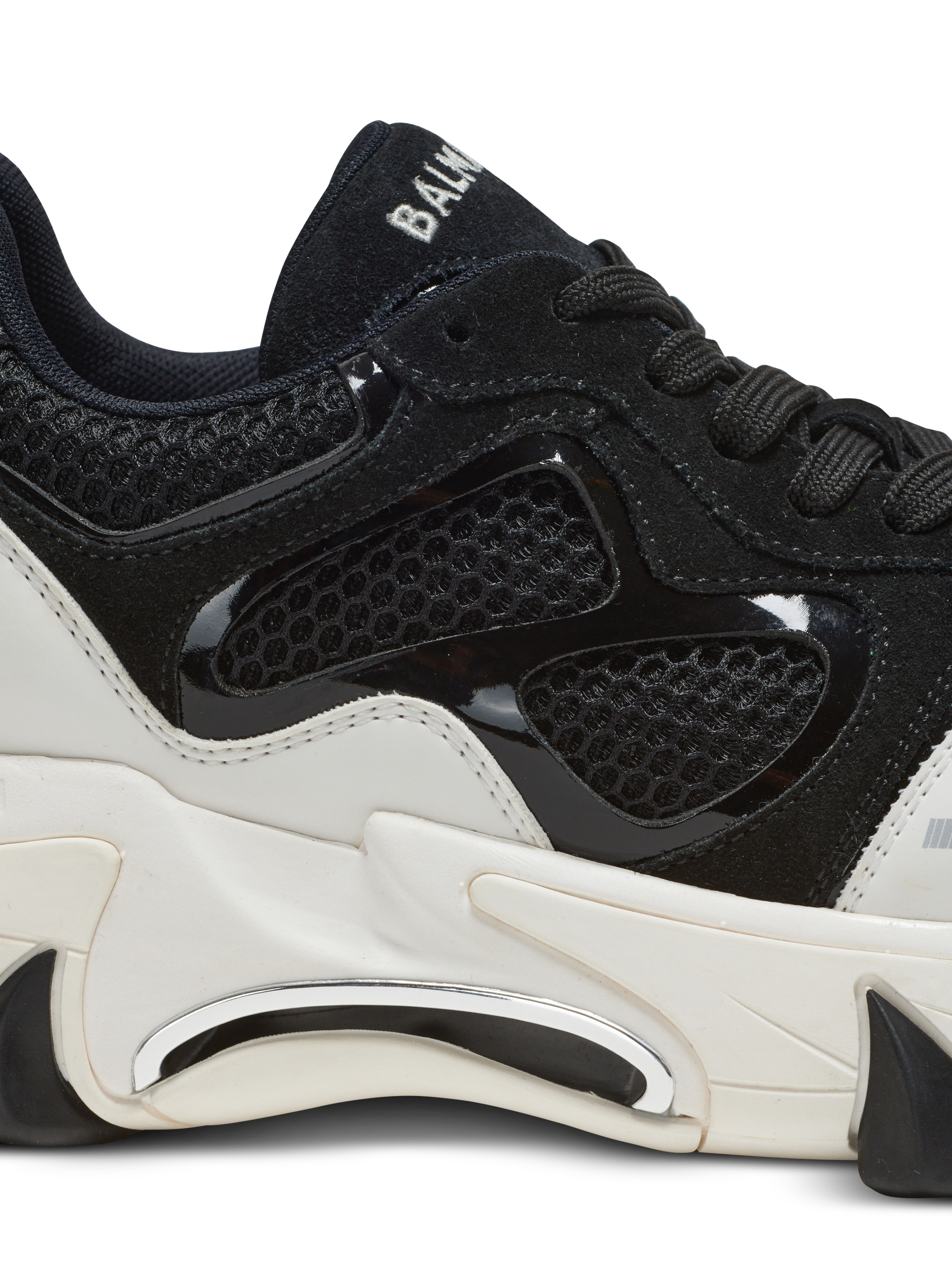 B-East trainer in leather, suede and mesh - 7