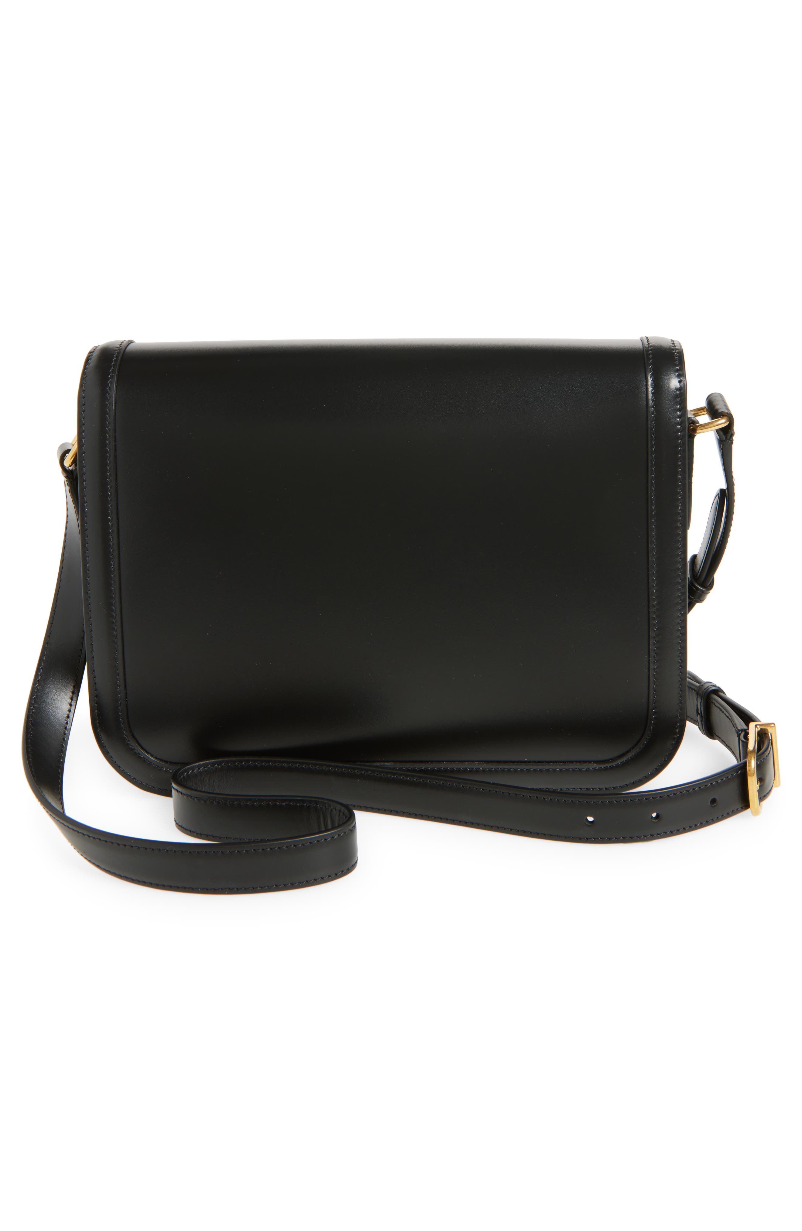 Valentino Garavani 9TO5 Leather Shoulder Bag in Black at Nordstrom - 4