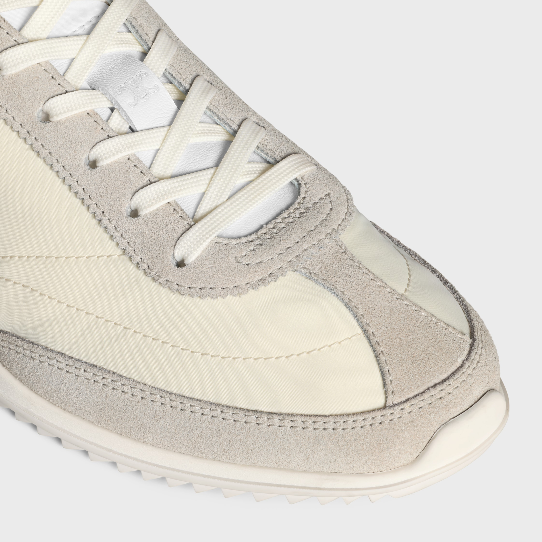 CELINE RACER LOW TOP SNEAKER IN NYLON, SUEDE CALFSKIN AND CALFSKIN - 4