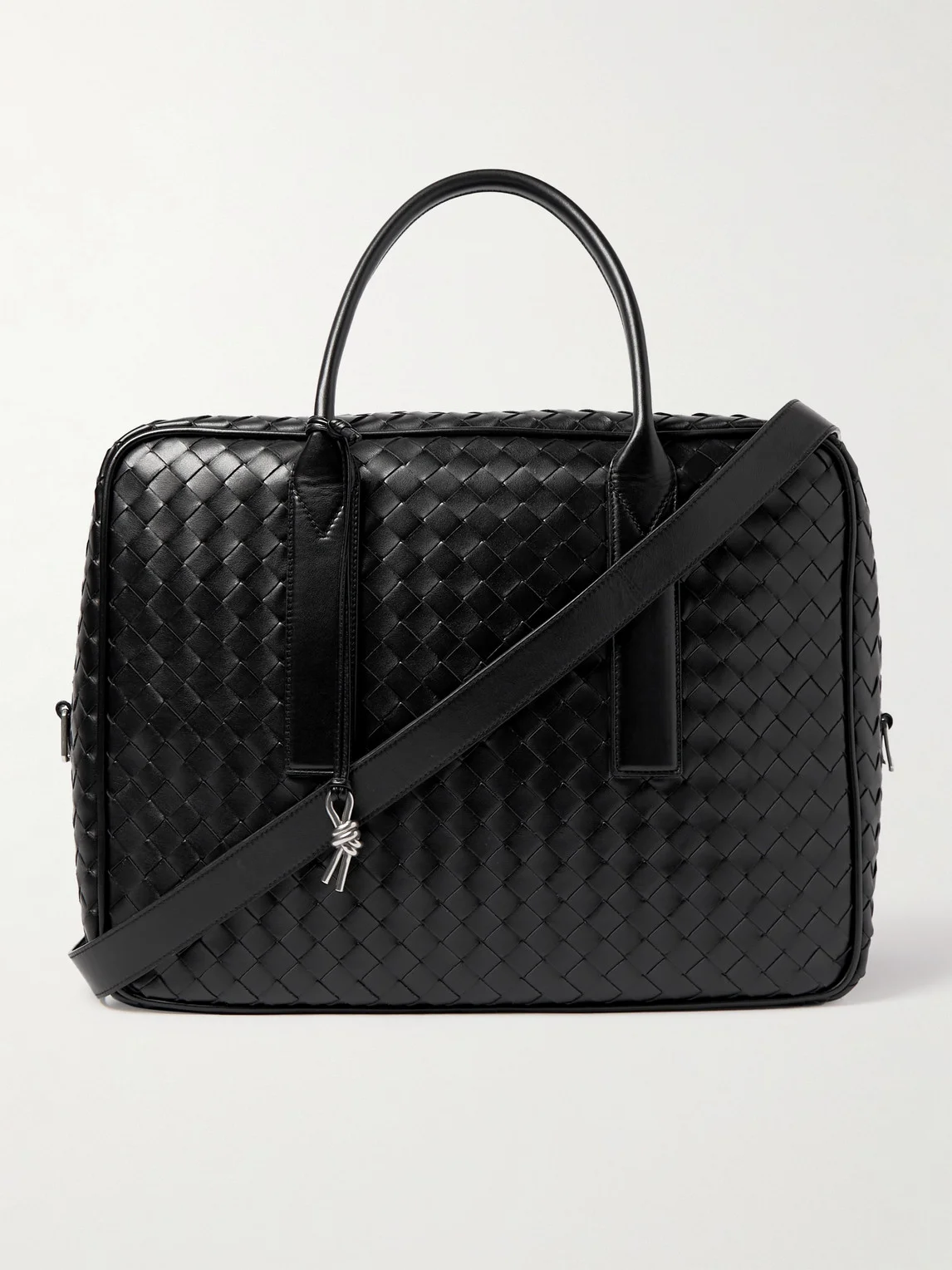 Intrecciato Leather Briefcase - 1