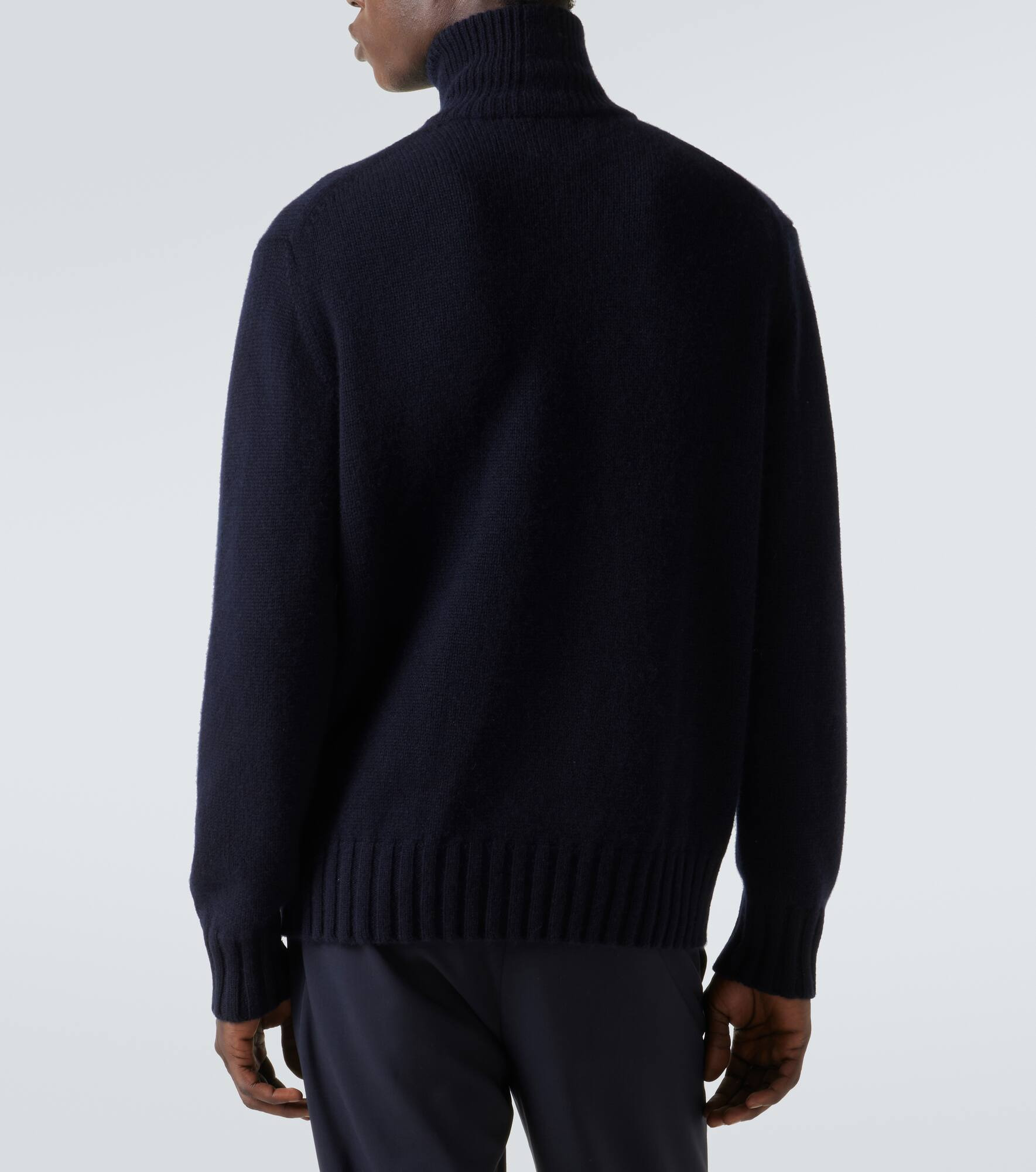 Cashmere half-zip sweater - 4