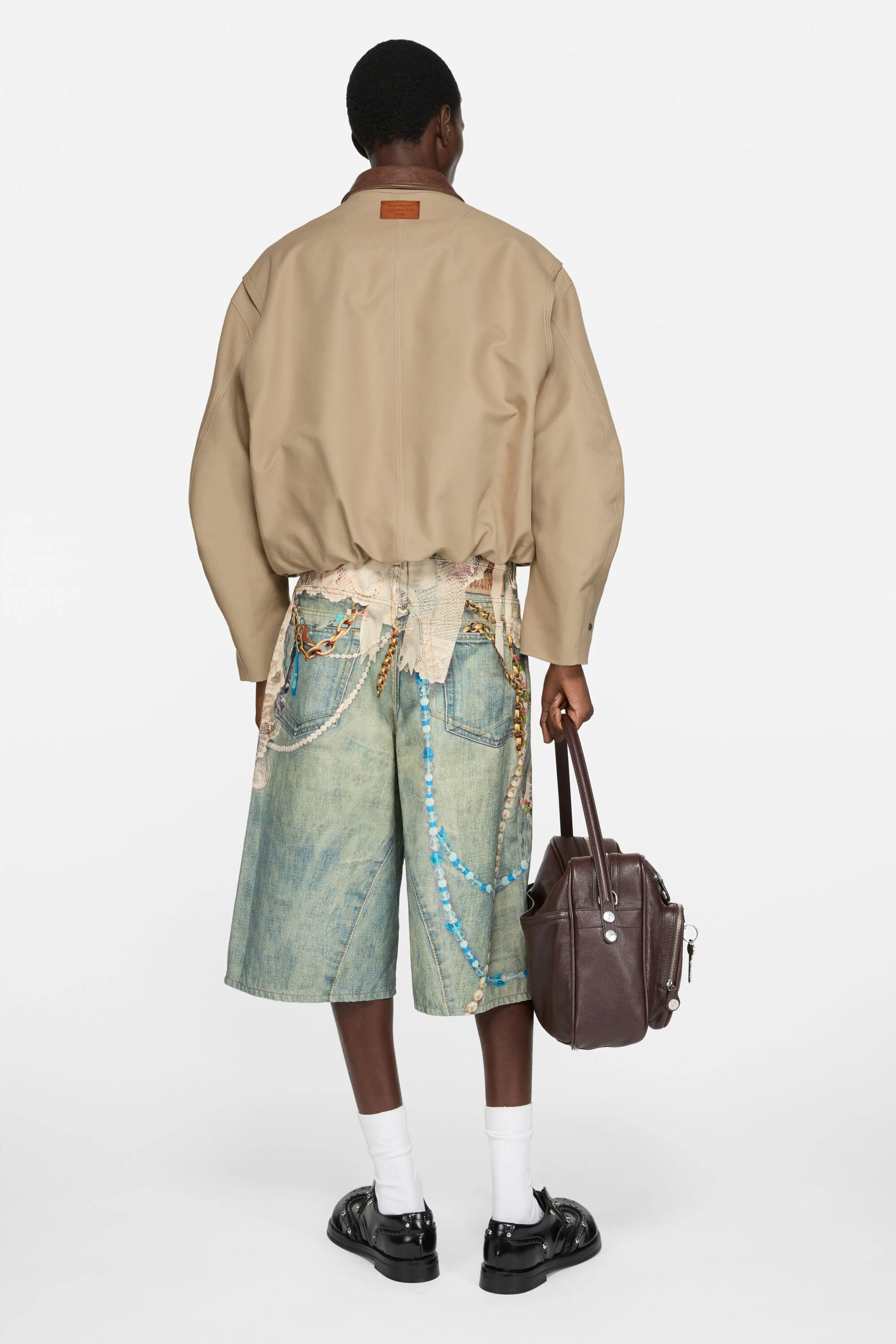 Twill jacket - Khaki beige - 3
