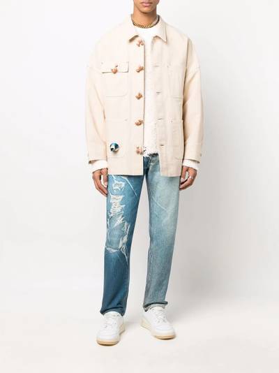 doublet ripped-detail denim jeans outlook