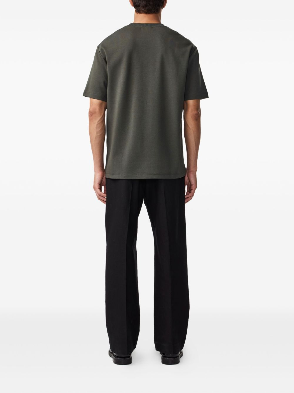 logo-embroidered t-shirt - 3