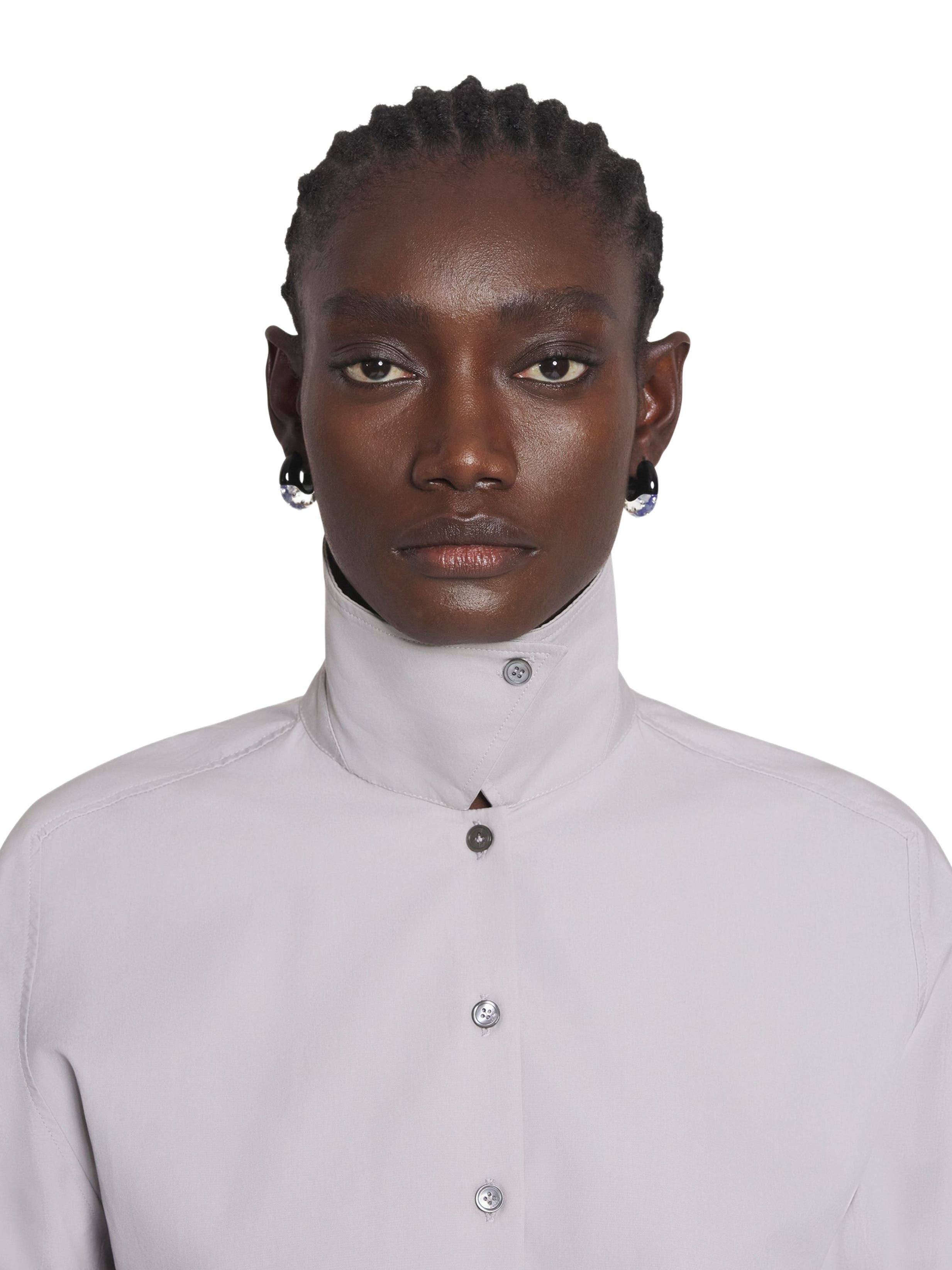Lanvin Tailored Cotton Shirt in Mink at Nordstrom - 5
