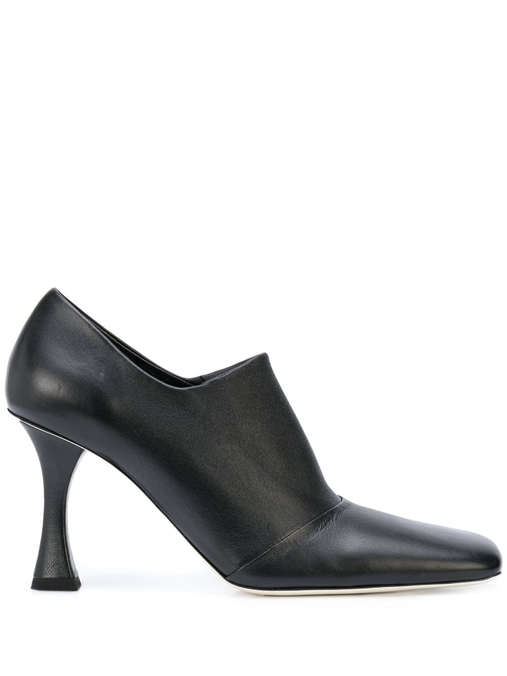 square-toe 80mm pumps - 1