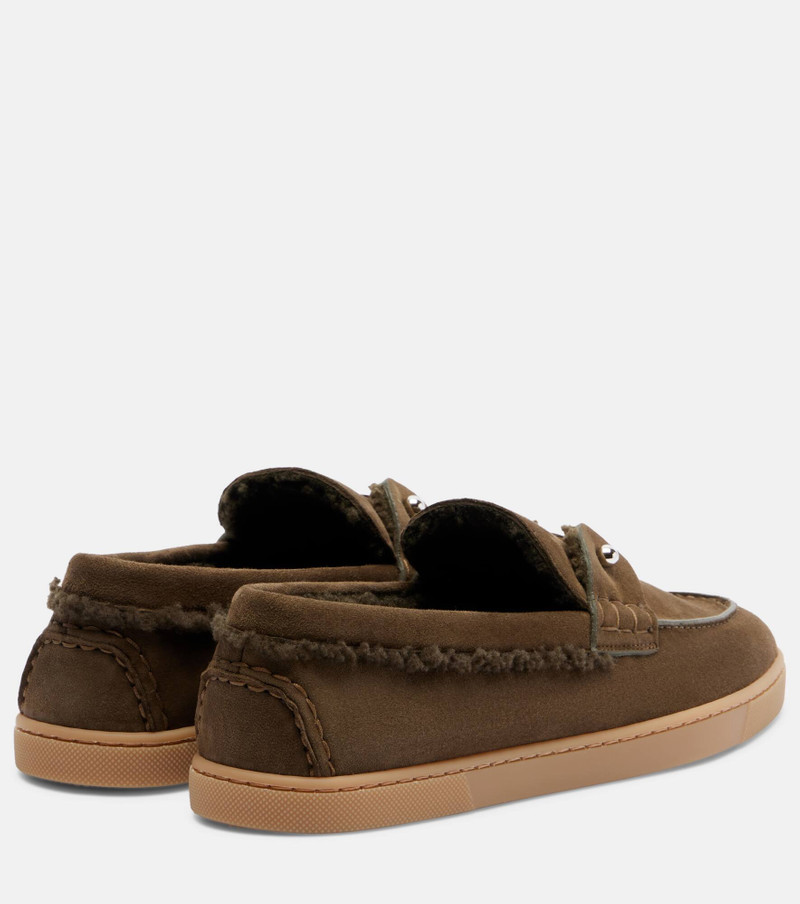 Christian Louboutin Chambeliboat suede loafers outlook