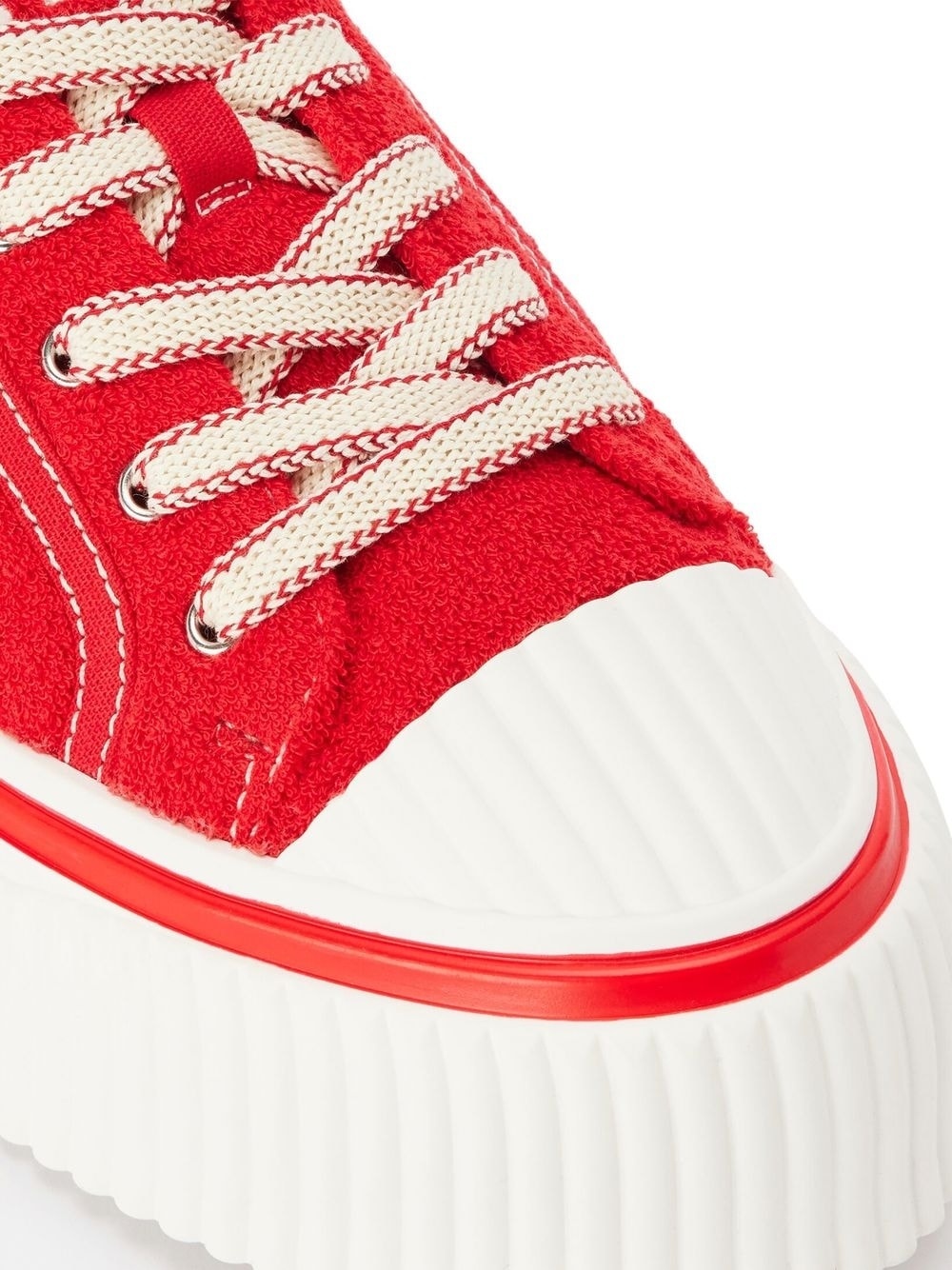 low-top flatform sneakers - 4
