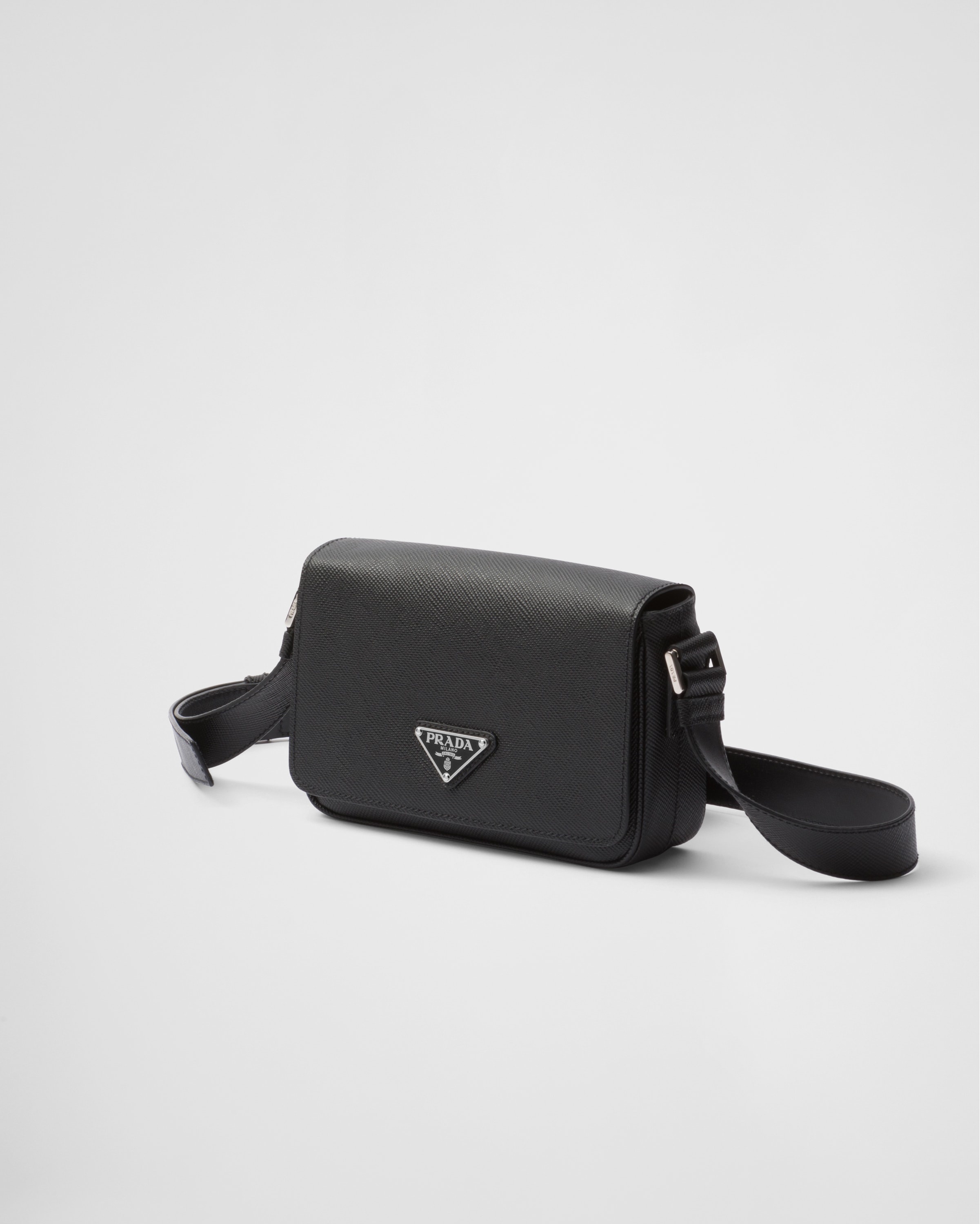 Saffiano leather shoulder bag - 3