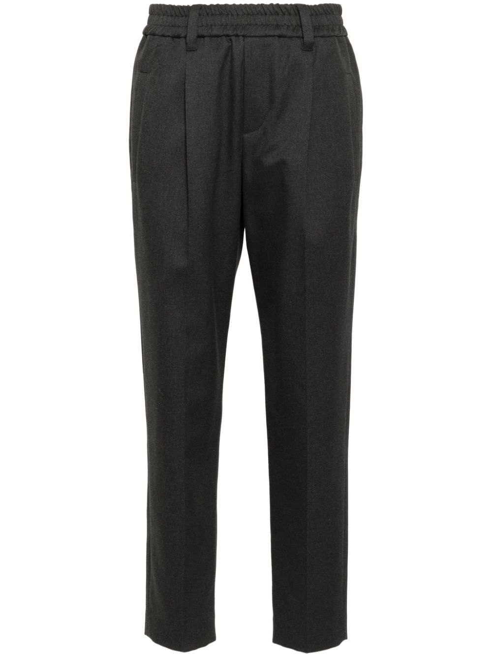 darted slim trousers - 1