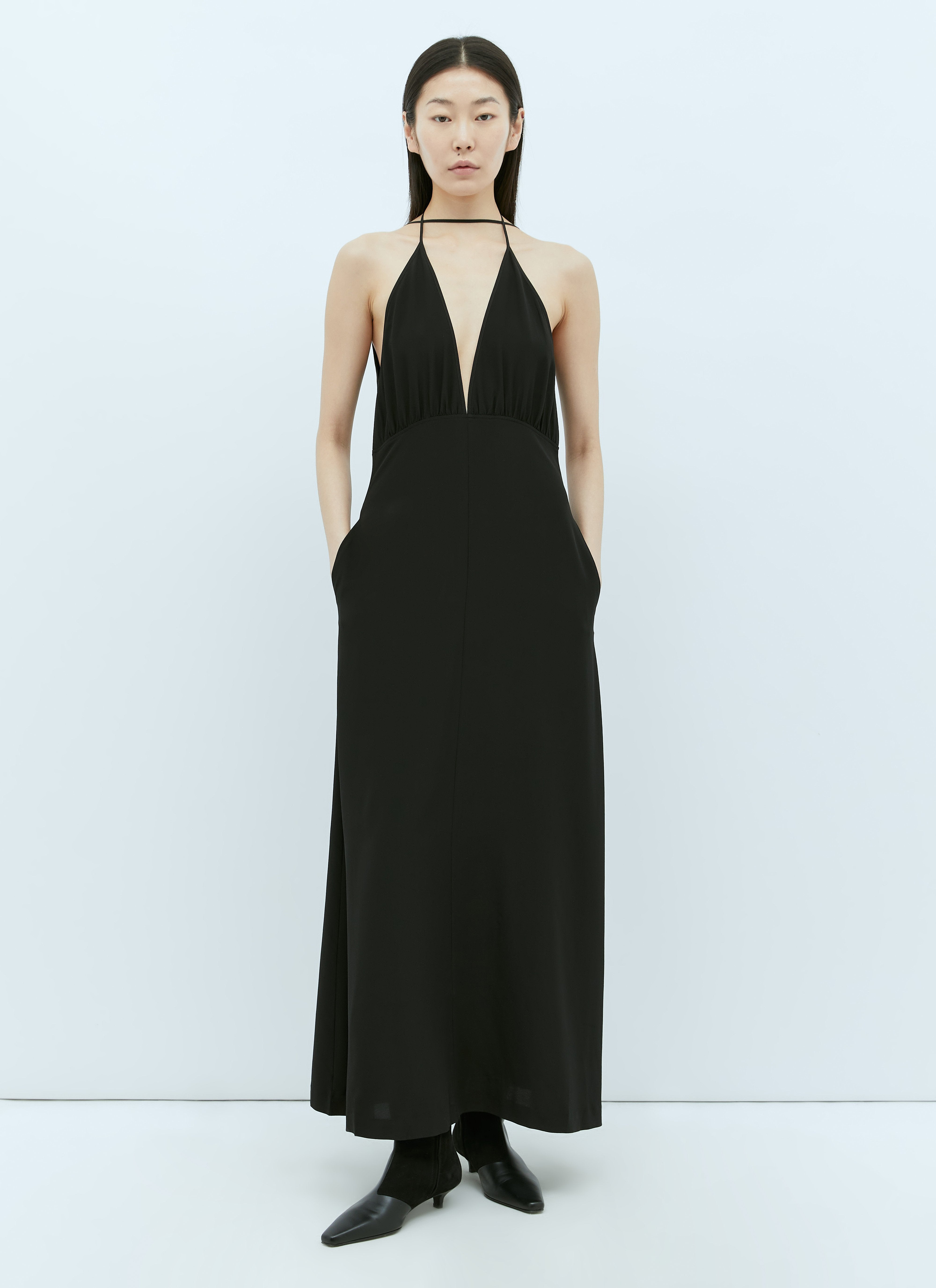 Toteme Women Double-Halter Silk Dress - 4