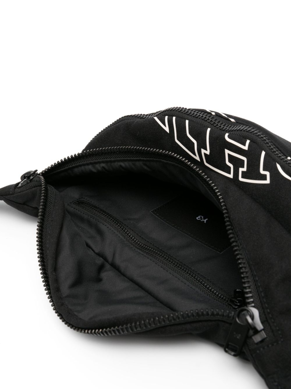 logo-embroidered belt bag - 5